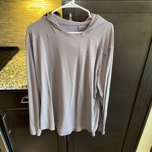Purple XXL lululemon men’s hoodie tee shirt